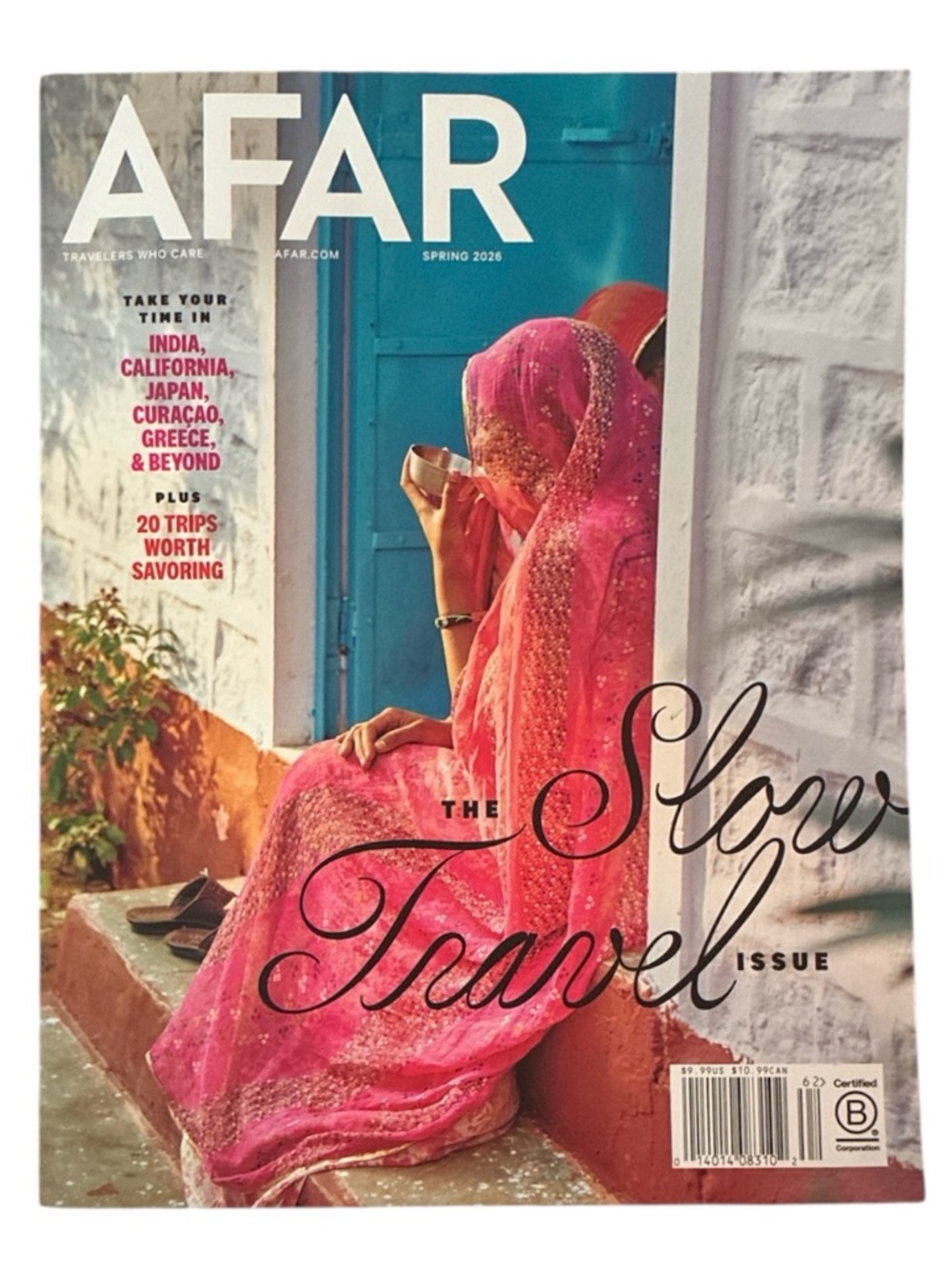 AFAR Magazine Spring 2026 Slow Travel India Japan Greece Trips Worth Savoring